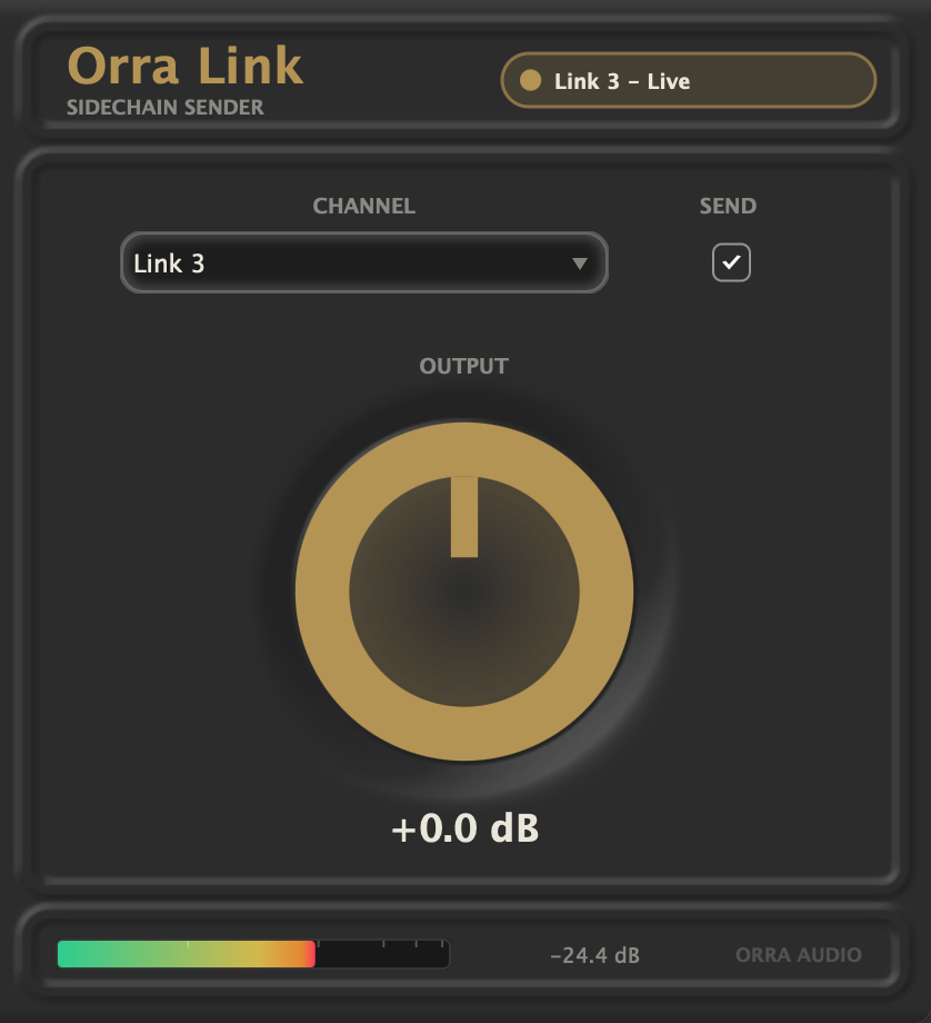 Orra Link, Sidechain Sender Companion Plugin